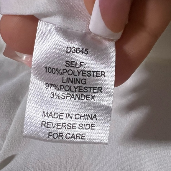 NWT ALEXIA ADMOR Sweetheart Neckline White Midi Dress - Picture 13 of 13